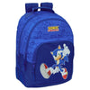 Mochila azul de Sonic the Hedgehog de 42 cm