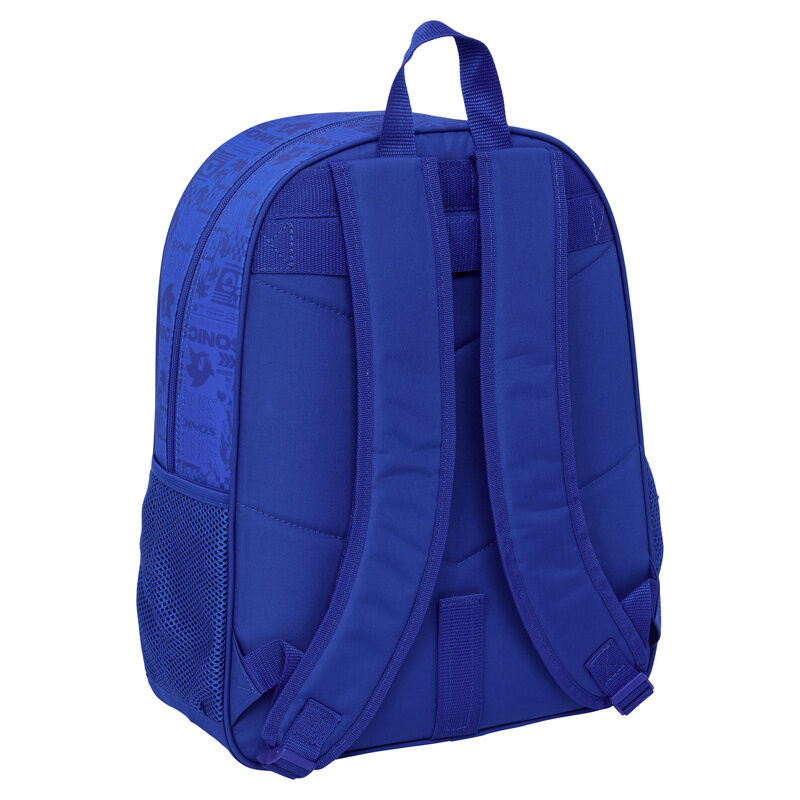 Mochila azul de Sonic the Hedgehog de 42 cm - 2