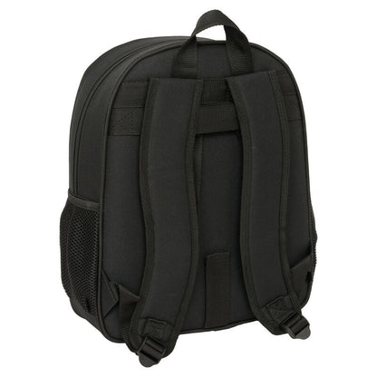 Mochila negra One Piece de 38 cm con bolsillo frontal - 2