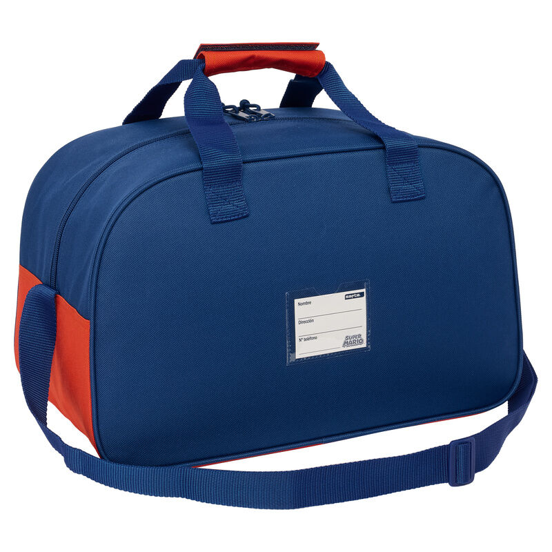 Bolsa de deporte azul y roja Super Mario Bros con Mario, Luigi y Toad - 2