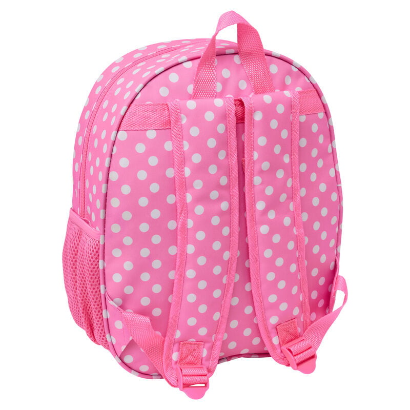 Mochila rosa 3D LED de Minnie Disney con lunares blancos - 2