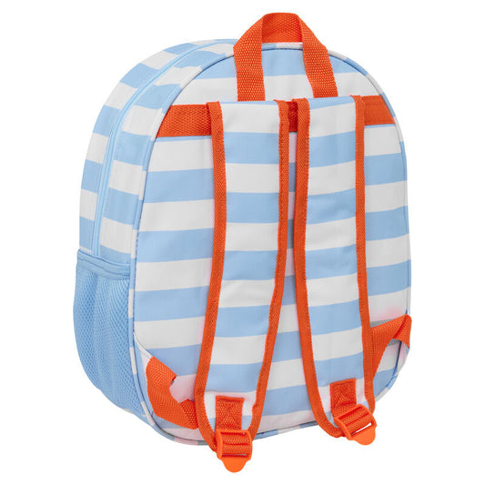 Mochila 3D LED de Bluey azul con personajes - 2