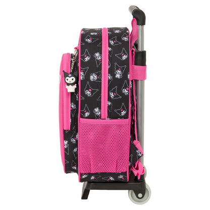 Trolley SAFTA Kuromi negro y rosa con mochila extraíble - 3