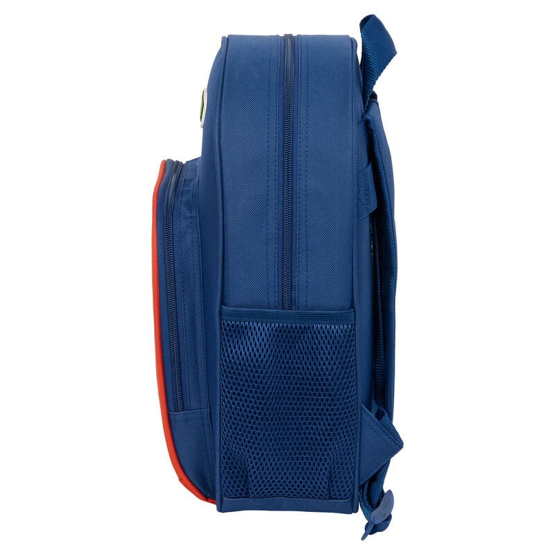 Mochila azul y roja de Super Mario Bros con Mario, Luigi y Toad - 3