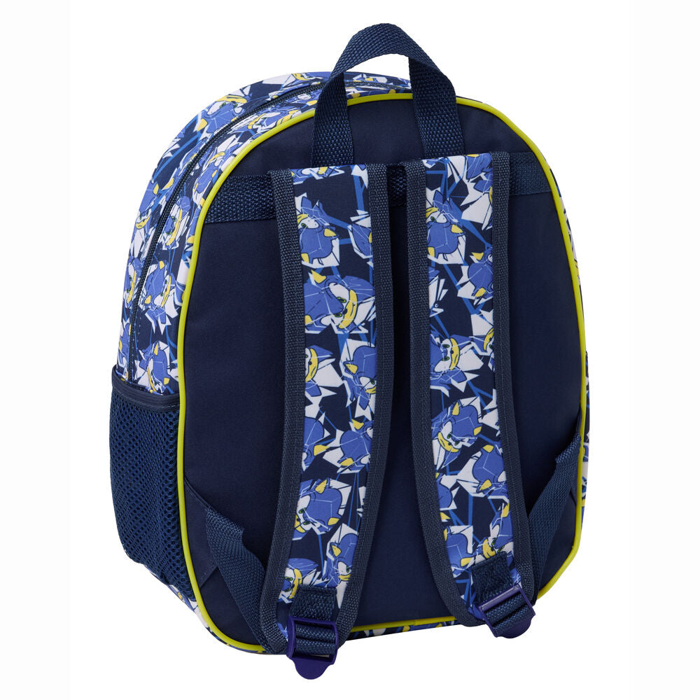 Mochila 3D azul de Sonic Prime con frontal en relieve - 3