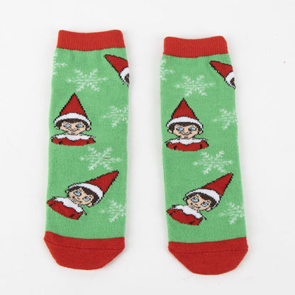 Set de dos pares de calcetines The Elf on the Shelf con diseños del Scout Elf - 3