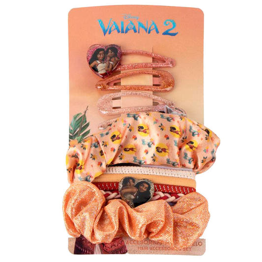 Set de accesorios para el cabello Vaiana 2 Disney con estuche - 2
