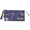 Portatodo triple Snoopy Peanuts azul marino