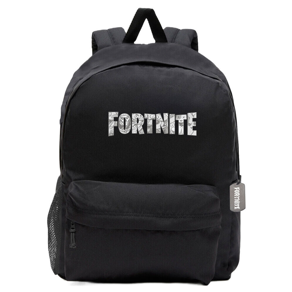 Mochila negra Fortnite Where We Droppin de 41 cm