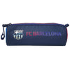 Portatodo azul marino del F.C. Barcelona con escudo y cremallera