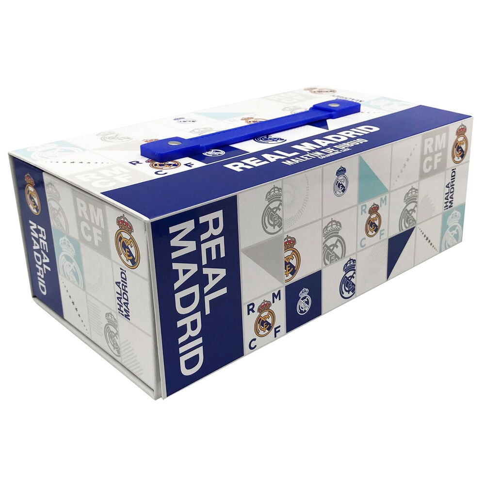 Maletín de actividades para colorear del Real Madrid con asa