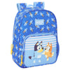 Mochila escolar azul Bluey Lets Play de 34 cm