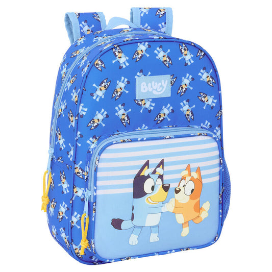 Mochila escolar azul Bluey Lets Play de 34 cm