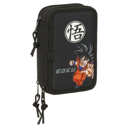 Plumier triple SAFTA de Dragon Ball con Goku en negro