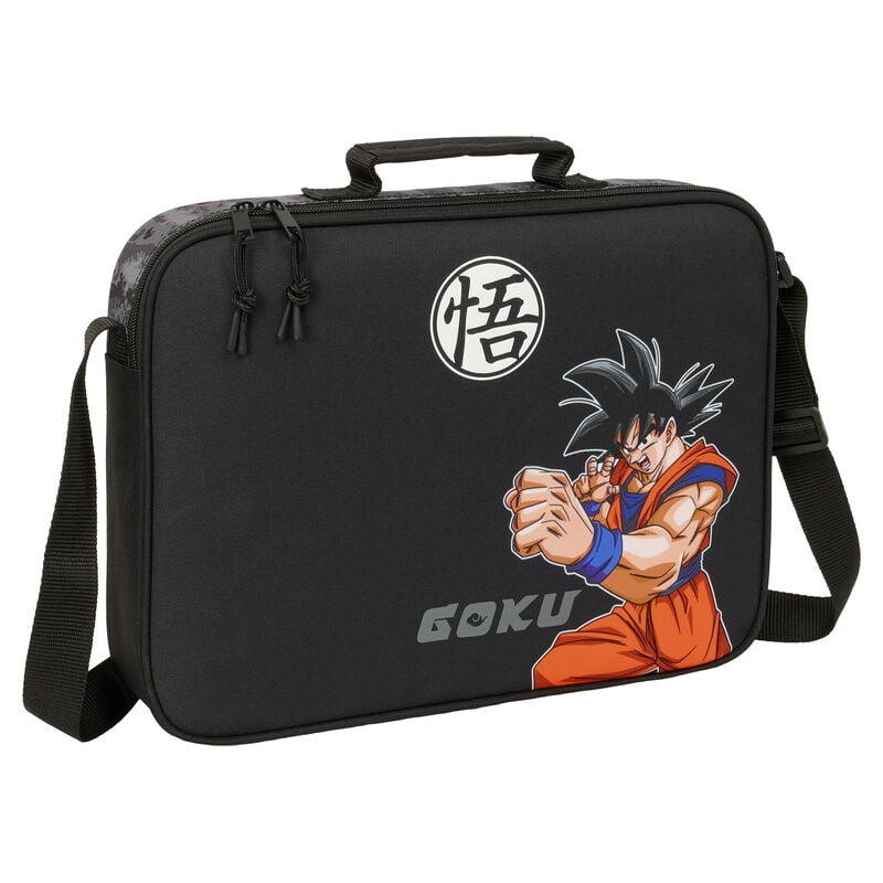 Cartera bandolera negra de Dragon Ball con Goku