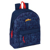 Mochila escolar azul marino de Spider-Man Marvel con bolsillo frontal