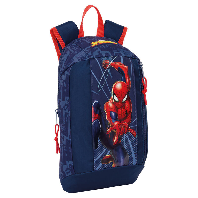 Mochila azul marino y roja de Spider-Man Marvel SAFTA
