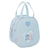 Bolsa portameriendas térmica azul de Stitch y Angel Disney