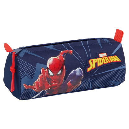 Portatodo azul y rojo de Spider-Man Marvel con cremallera