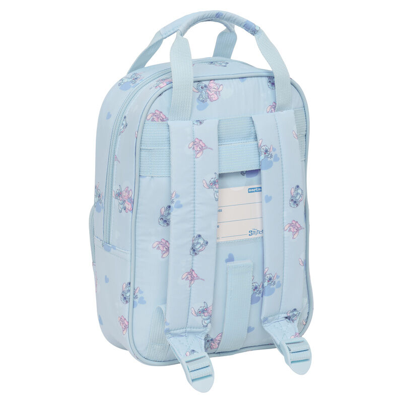 Mochila azul claro de Stitch Disney con bolsillo frontal - 2