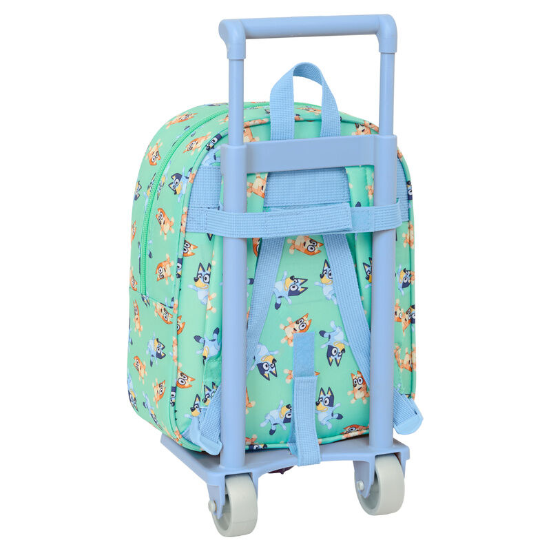 Trolley Sisters Bluey de SAFTA azul con Bluey y Bingo - 2