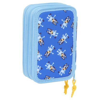 Plumier triple Bluey azul de 37 piezas - 2