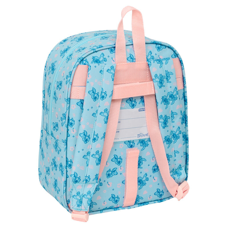 Mochila azul y rosa de Stitch y Angel Disney de 27 cm - 2