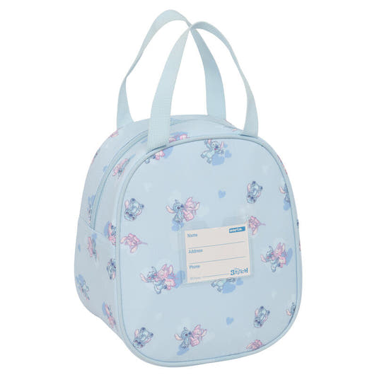 Bolsa portameriendas térmica azul de Stitch y Angel Disney - 2