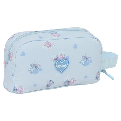 Portadesayunos térmico azul de Stitch Disney con asa lateral - 2