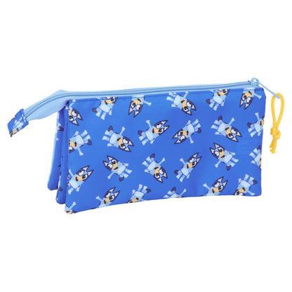 Portatodo triple Bluey azul claro con tres compartimentos - 2