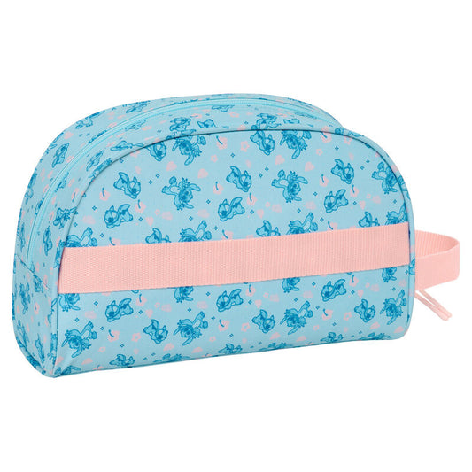 Neceser azul y rosa de Stitch Disney SAFTA con asa lateral - 2