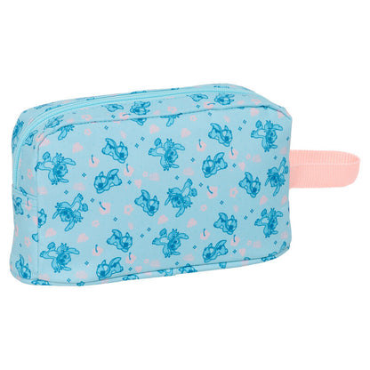 Portadesayunos térmico de Stitch y Angel Disney en rosa y azul - 2
