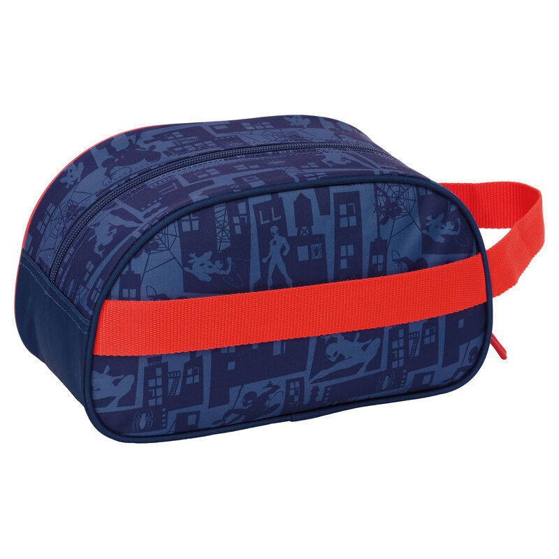 Neceser azul de Spider-Man Marvel con asa lateral y cremallera - 2