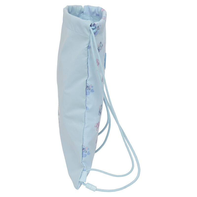 Saco azul claro de Stitch Disney con cordones - 3