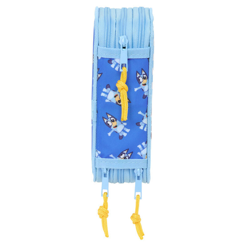 Plumier triple Bluey azul de 37 piezas - 3
