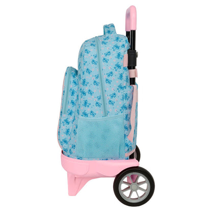 Trolley mochila extraíble Stitch Disney azul y rosa de 45 cm - 3