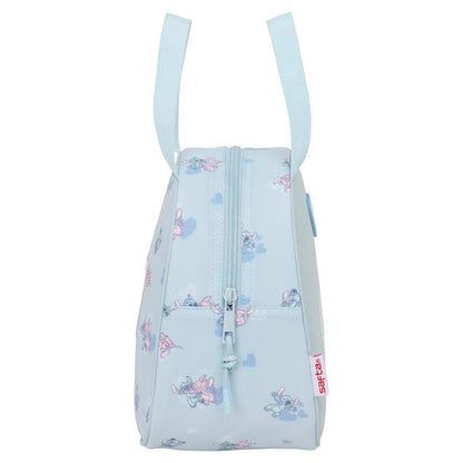 Bolsa portameriendas térmica azul de Stitch y Angel Disney - 3
