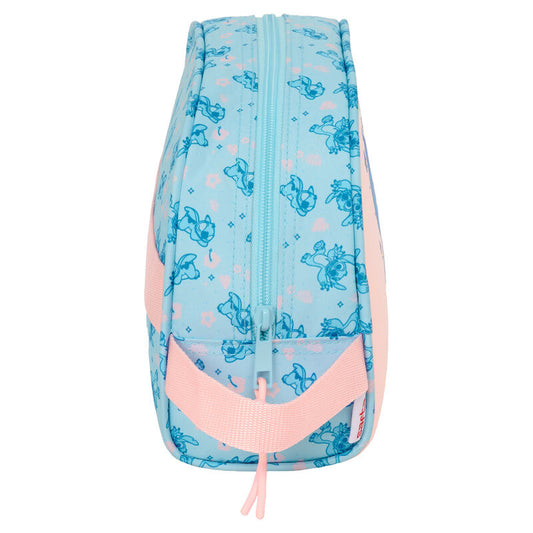 Neceser azul y rosa de Stitch Disney SAFTA con asa lateral - 3