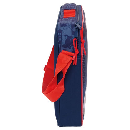 Cartera extraescolar azul y roja de Spider-Man Marvel con bandolera - 4