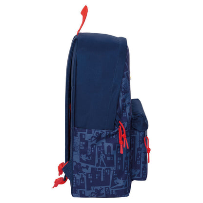 Mochila escolar azul marino de Spider-Man Marvel con bolsillo frontal - 4