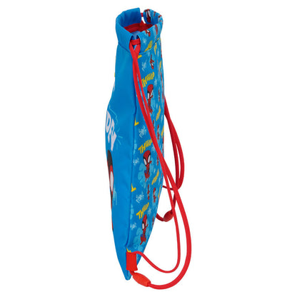 Saco azul Spidey Marvel Team Spidey con cordones rojos - 4
