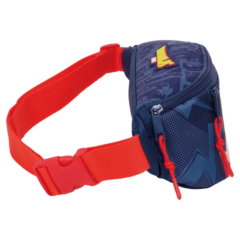 Riñonera azul marino de Spider-Man Marvel con bolsillos y cinturón ajustable - 3