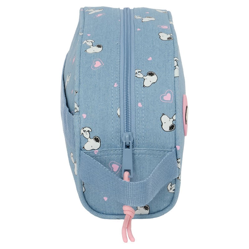Neceser azul de Snoopy Peanuts con asa lateral - 3