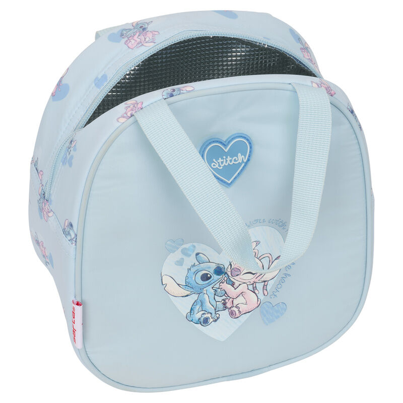 Bolsa portameriendas térmica azul de Stitch y Angel Disney - 4