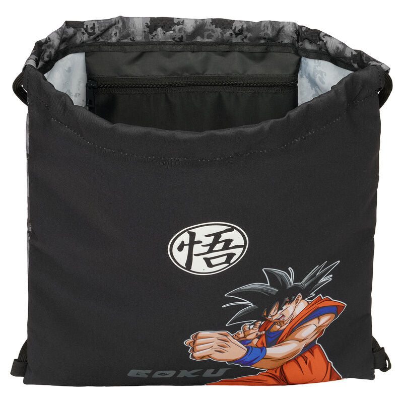 Saco negro Dragon Ball con diseño de Goku - 4