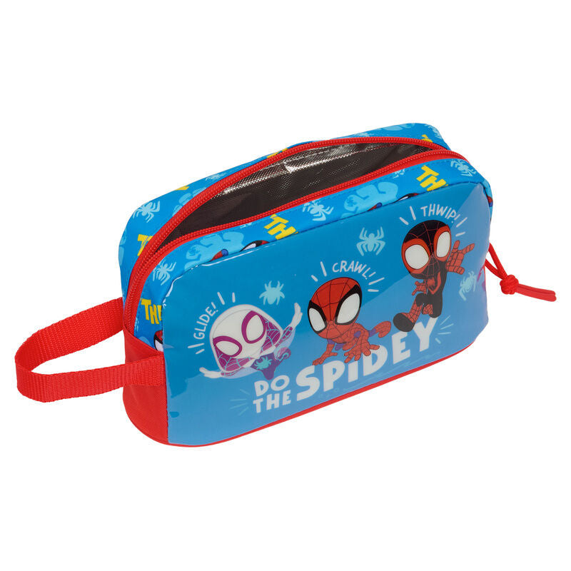 Portadesayunos termo azul de Spidey Marvel con asa roja - 4