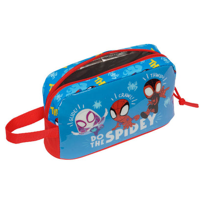 Portadesayunos termo azul de Spidey Marvel con asa roja - 4