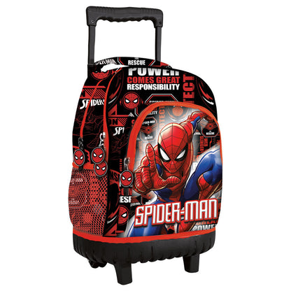 Trolley escolar Spider-Man Marvel con ruedas y asa telescópica - 2