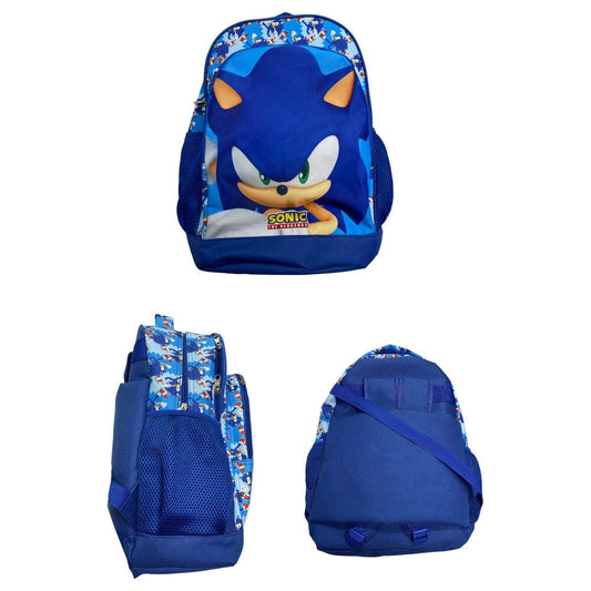 Mochila azul de Sonic the Hedgehog de 40 cm