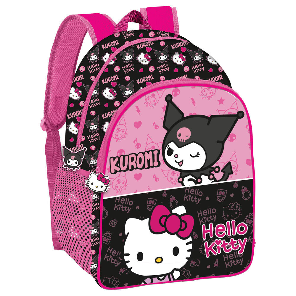 Mochila negra y rosa de Kuromi y Hello Kitty - 2